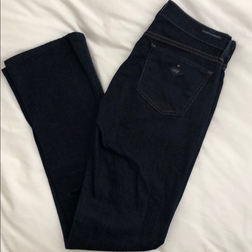 Citizens of Humanity dark denim flare jeans